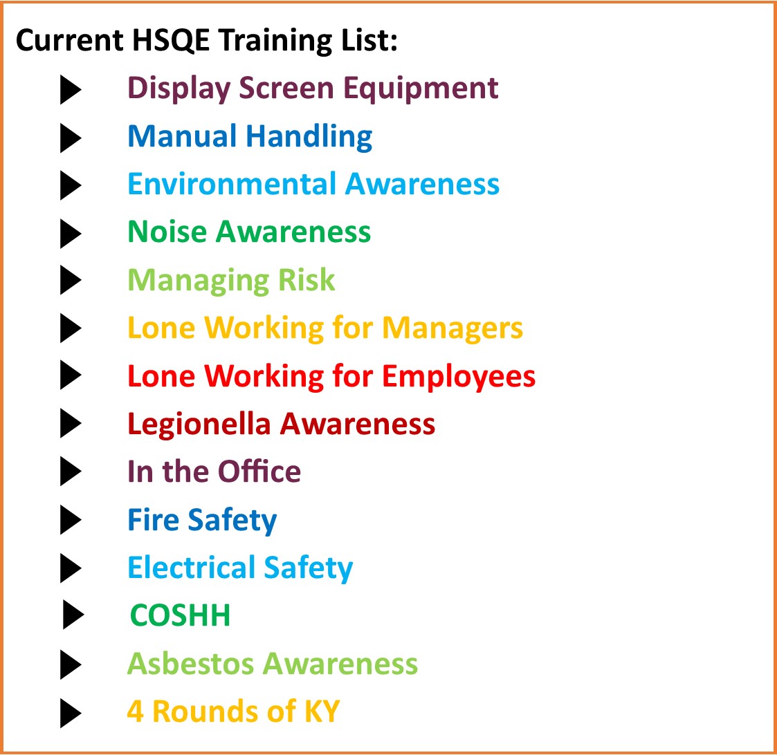 HSQE Online Dojo Training 2