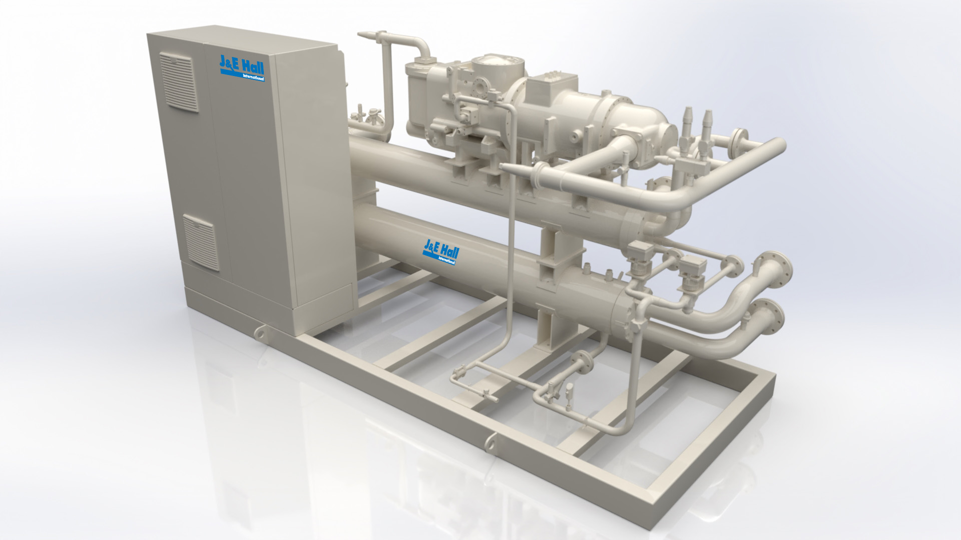 Ammonia water-cooled chillers